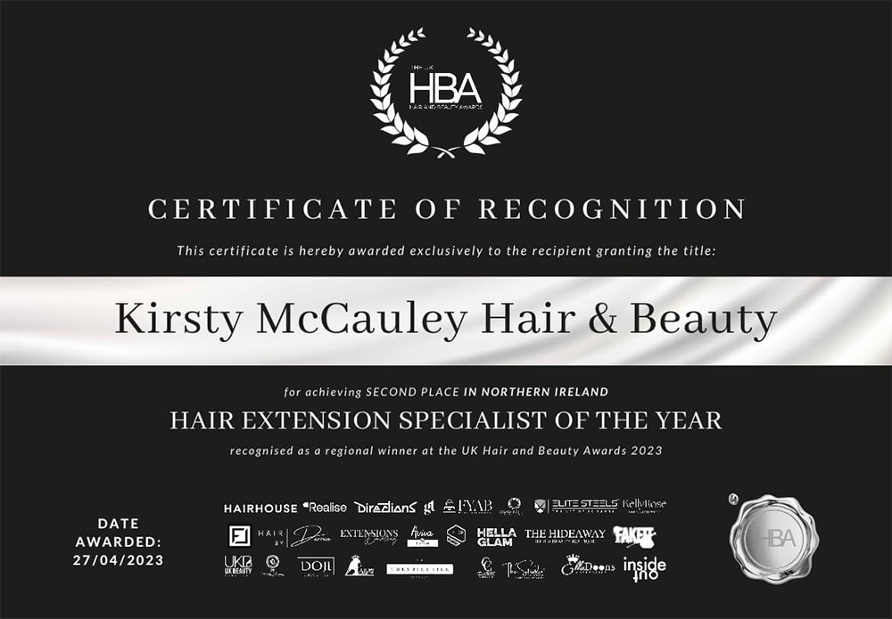 Hair Extension Specialist of the Year 2023