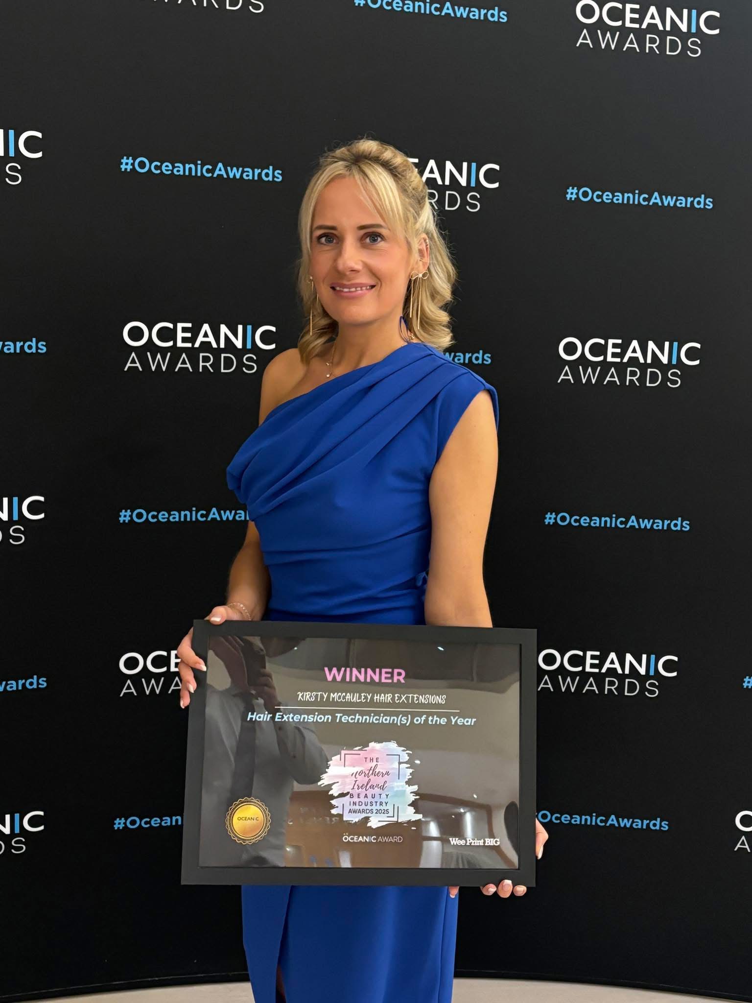 Kirsty McCauley Hair & Extensions - Hair Extension Technician(s) of the year award